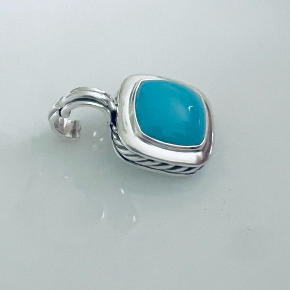 David Yurman Turquoise Pendant Necklace - Picture 8 of 12